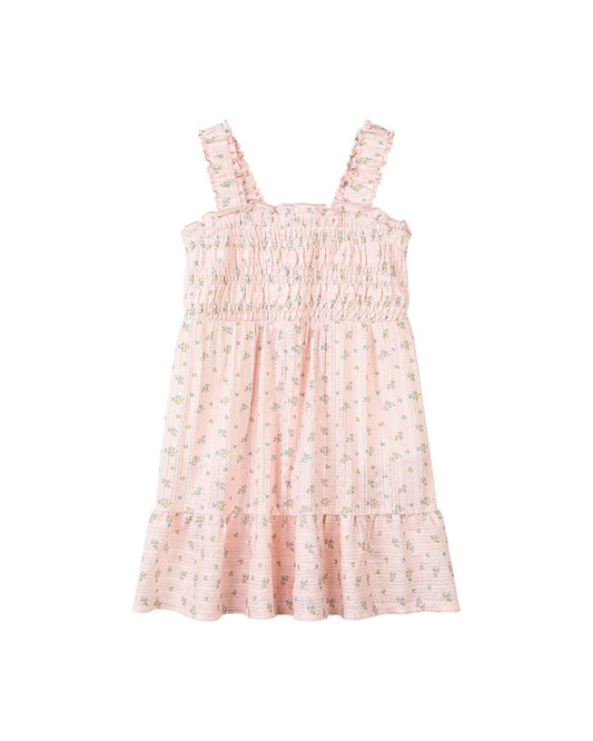 susie dress in pink floral