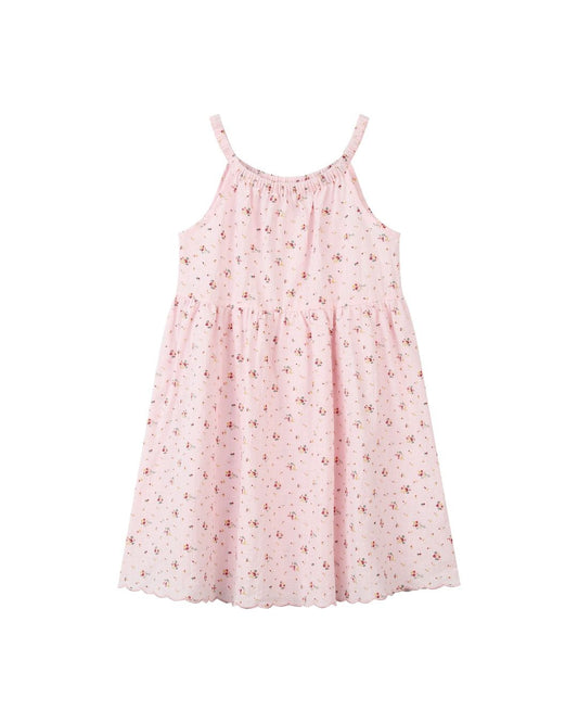 stella dress in pink floral