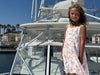 marina dress in red nautical scene