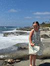 sloane dress in hawaiian palms