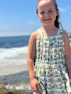 sloane dress in hawaiian palms