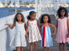 brooklyn dress in white lobster