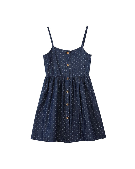 brooklyn dress in navy anchor