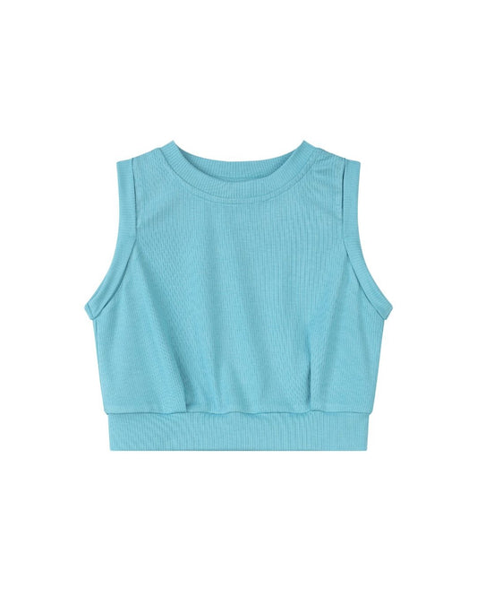 danny top in teal rib