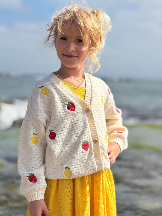 sophie cardigan in fruit