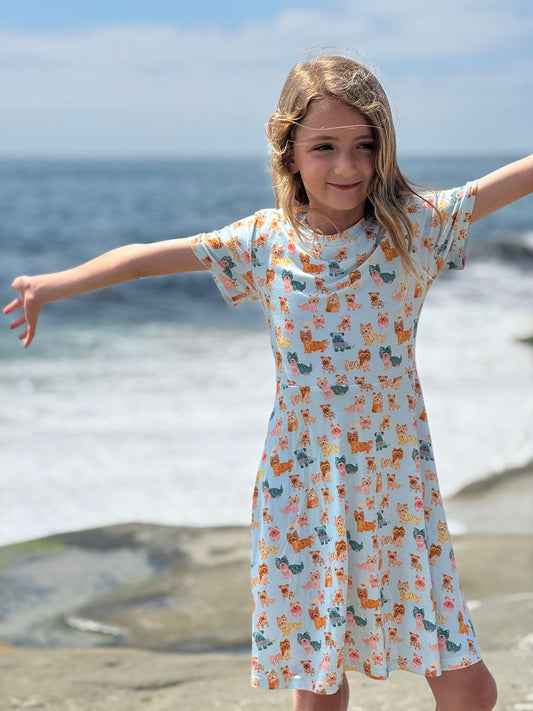 twirl dress in puppies