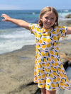 twirl dress in lemons