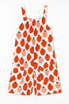 tallulah romper in strawberries