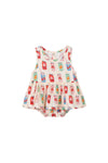 nellie onesie dress in soda pop