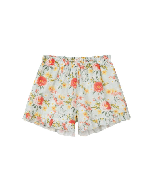 mila shorts in retro roses