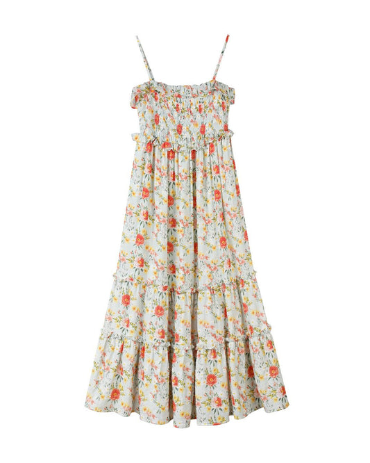 nancy dress in retro roses