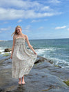 nancy dress in yellow meadow floral