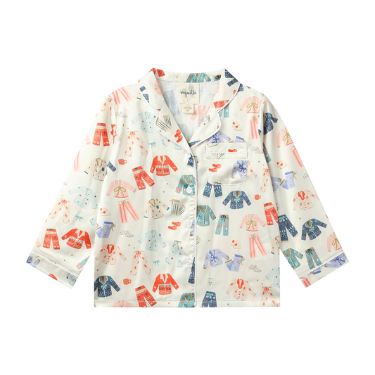 Marie Long Sleeve PJ Top