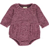 daisy bubbble in maroon