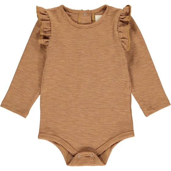 quinn onesie in rust