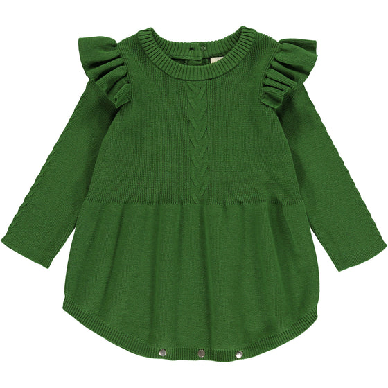 collins knit bubble in green