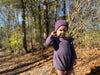 collins knit bubble in purple