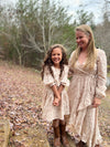 Monroe dress in oatmeal