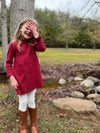 Sonya dress in red
