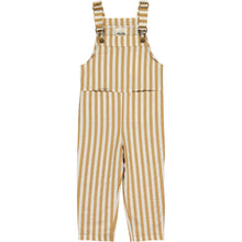  Emma overall in mustard stripe