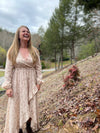 Monroe dress in oatmeal