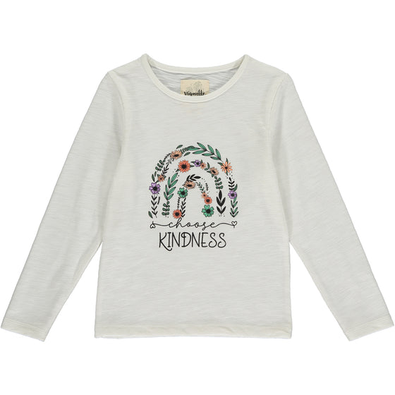 Charlie graphic tee in floral rainbow