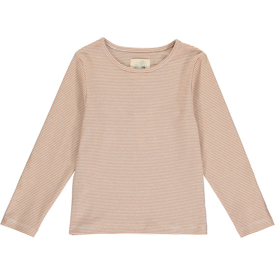 Reese t-shirt in pumpkin stripe