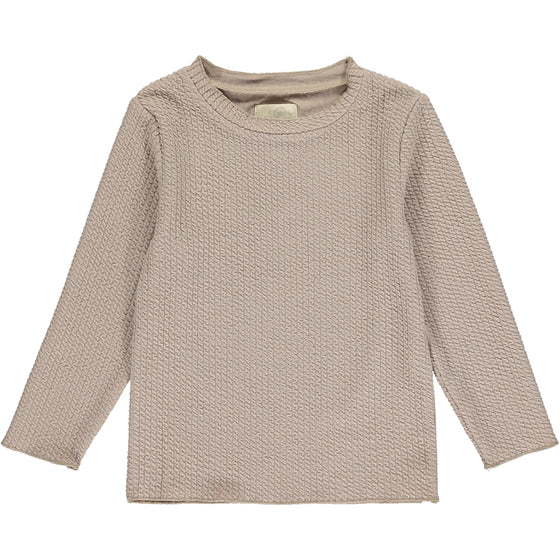 Kennedy mock neck turtle neck in tan