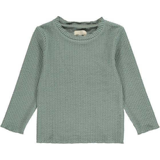 Kennedy mock neck turtle neck in green