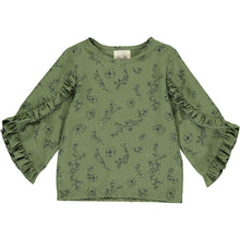  Lola blouse in green floral print