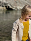 Nikki ribbed t-shirt in mustard