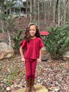 Polly pants in red