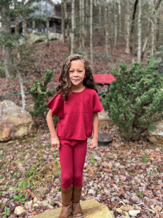 Polly pants in red