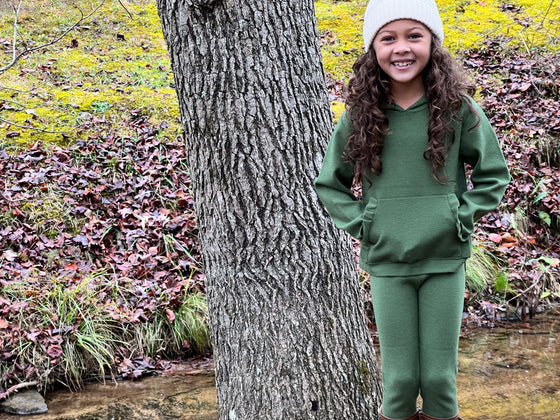 polly pants in green