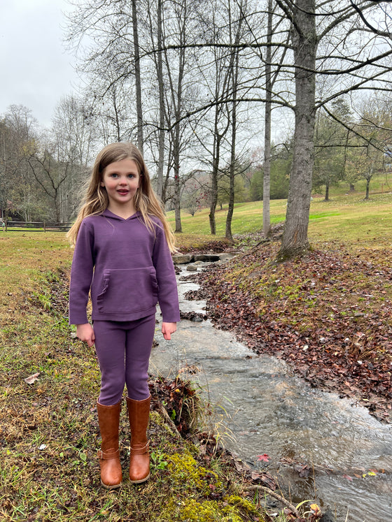polly pants in purple