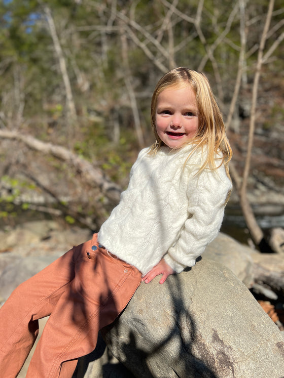 gracie sweater in cream