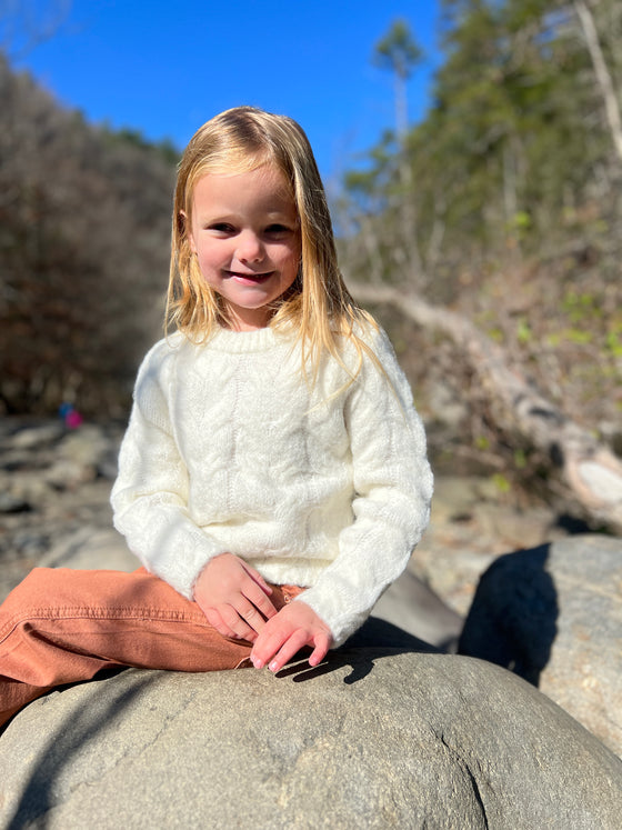 gracie sweater in cream