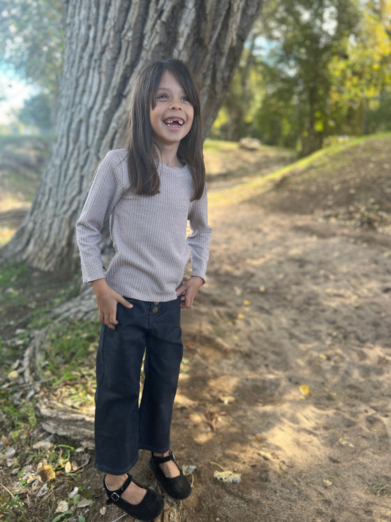 Kennedy mock neck turtle neck in tan
