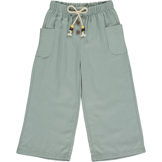 Aimee wide leg pant in sage