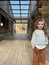 Aimee wide leg pant in rust
