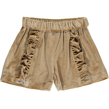  Paisley shorts in gold