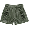 Paisley shorts in green
