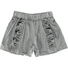 Paisley shorts in silver