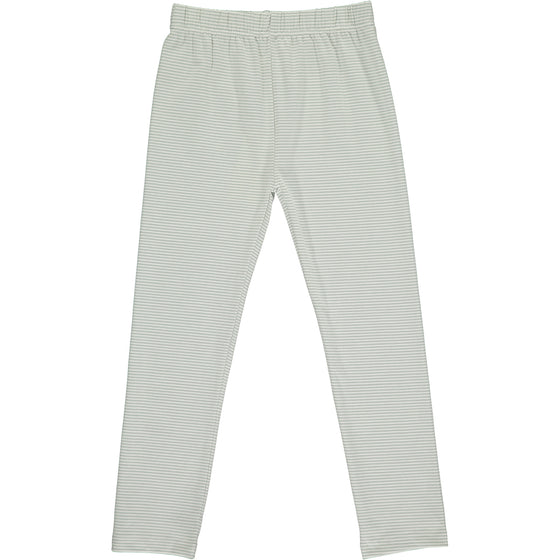 Kathleen leggings in sage stripe