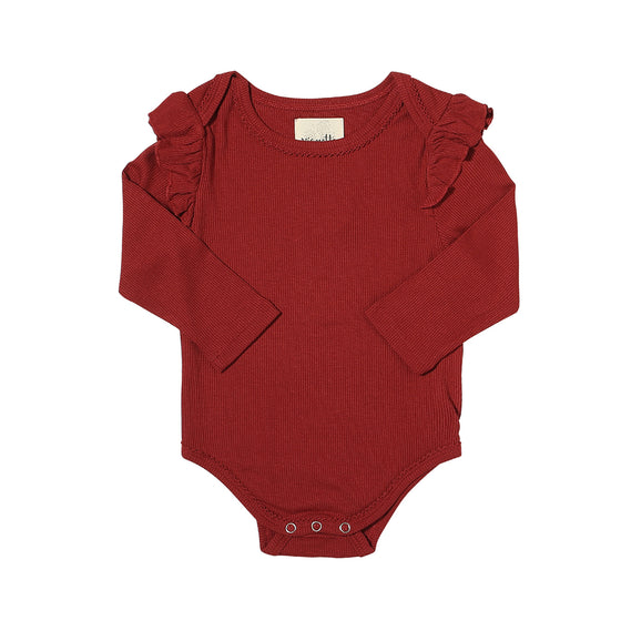 Francie Onesie in Burgundy