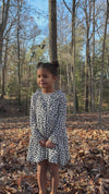 Laurel Dress in Navy Poppy