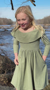 Maelle Dress in Olive