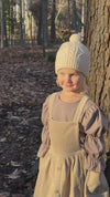 Autumn Pinafore in Cream
