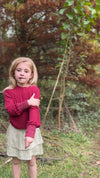 Jessa T-shirt in Burgundy