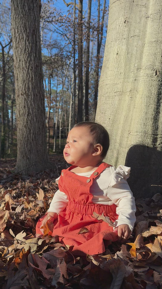 Jenna Romper in Pumpkin